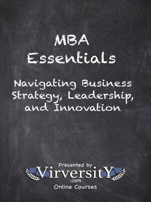 cover image of MBA Essentials